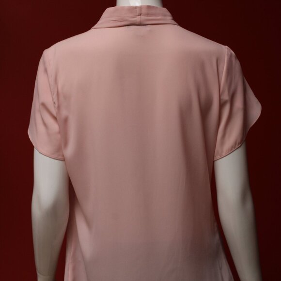 Calvin Klein Pink Short Sleeve Blouse - Picture 9 of 11